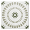 Stonehouse Studio Merida Clover Patterned Wall and Floor Tiles - 225 x 225mm