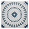 Stonehouse Studio Merida Teal Patterned Wall and Floor Tiles - 225 x 225mm