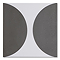 Stonehouse Studio Mylo Black Patterned Wall and Floor Tiles - 225 x 225mm