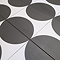 Stonehouse Studio Mylo Black Patterned Wall and Floor Tiles - 225 x 225mm