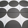 Stonehouse Studio Mylo Black Patterned Wall and Floor Tiles - 225 x 225mm