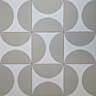 Stonehouse Studio Mylo Putty Patterned Wall and Floor Tiles - 225 x 225mm
