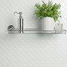 Stonehouse Studio Otsu Diamond Gloss White Mosaic Tile Sheet - 325 x 250mm