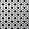 Otsu Hexagon Mosaic Tile Sheet Black & White - 300 x 260mm