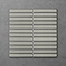 Stonehouse Studio Otsu Concave Kit-Kat Mosaic Tile Sheet Gloss Light Grey Speckled - 295 x 295mm
