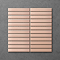 Stonehouse Studio Otsu Kit-Kat Mosaic Tile Sheet Gloss Pink - 295 x 295mm