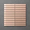 Otsu Kit-Kat Mosaic Tile Sheet Gloss Pink - 295 x 295mm