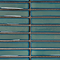 Stonehouse Studio Otsu Kit-Kat Mosaic Tile Sheet Gloss Turquoise - 295 x 295mm