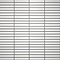 Otsu Kit-Kat Mosaic Tile Sheet Gloss White - 295 x 295mm
