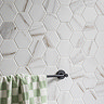 Stonehouse Studio Otsu Marble Effect Hexagon Mosaic Tile Sheet - 256 x 295mm