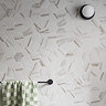 Stonehouse Studio Otsu Marble Effect Hexagon Mosaic Tile Sheet - 256 x 295mm