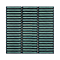 Stonehouse Studio Otsu Mini Kit-Kat Mosaic Tile Sheet Gloss Turquoise Speckled