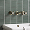 Stonehouse Studio Otsu Mini Kit-Kat Mosaic Tile Sheet Moss Green - 290 x 280mm