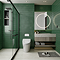 Stonehouse Studio Otsu Mini Kit-Kat Mosaic Tile Sheet Moss Green - 290 x 280mm