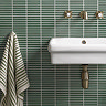 Stonehouse Studio Otsu Mini Kit-Kat Mosaic Tile Sheet Moss Green - 290 x 280mm