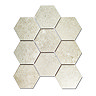 Stonehouse Studio Otsu Stone Effect Hexagon Mosaic Tile Sheet 256 x 295mm