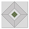 Stonehouse Studio Oxford Emerald Patterned Wall and Floor Tiles - 225 x 225mm