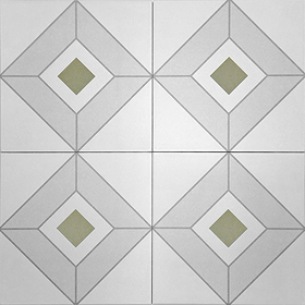 Stonehouse Studio Oxford Emerald Patterned Wall and Floor Tiles - 225 x 225mm