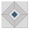 Stonehouse Studio Oxford Indigo Patterned Wall and Floor Tiles - 225 x 225mm