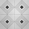 Stonehouse Studio Oxford Jet Patterned Wall and Floor Tiles - 225 x 225mm