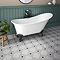 Stonehouse Studio Oxford Jet Patterned Wall and Floor Tiles - 225 x 225mm