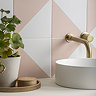 Stonehouse Studio Pinnacle Blush Geometric Patterned Tiles - 225 x 225mm