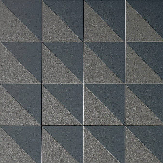 Stonehouse Studio Pinnacle Ink & Charcoal Geometric Patterned Tiles