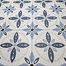 Stonehouse Studio Porto Blue Encaustic Effect Tiles - 225 x 225mm
