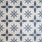Stonehouse Studio Porto Blue Encaustic Effect Tiles - 225 x 225mm