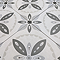 Stonehouse Studio Porto Charcoal Encaustic Effect Tiles - 225 x 225mm
