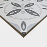 Stonehouse Studio Porto Charcoal Encaustic Effect Tiles - 225 x 225mm