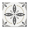 Stonehouse Studio Porto Charcoal Encaustic Effect Tiles - 225 x 225mm