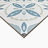 Stonehouse Studio Porto Teal Encaustic Effect Tiles - 225 x 225mm