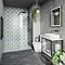 Stonehouse Studio Porto Teal Encaustic Effect Tiles - 225 x 225mm  Standard Large Image