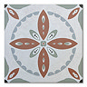 Stonehouse Studio Porto Terracotta Encaustic Effect Tiles - 225 x 225mm