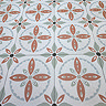 Stonehouse Studio Porto Terracotta Encaustic Effect Tiles - 225 x 225mm