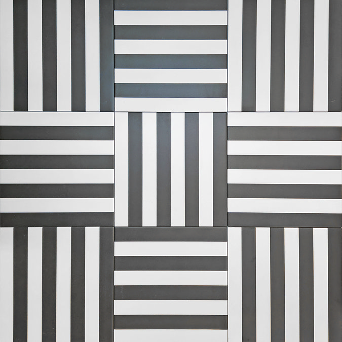 Stonehouse Studio Positano Deck Chair Jet Wall and Floor Tiles - 225 x 225mm