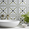 Stonehouse Studio Prague Moss Patterned Wall and Floor Tiles - 225 x 225mm