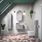 Stonehouse Studio Prism Blush Geometric Patterned Wall and Floor Tiles - 225 x 225mm