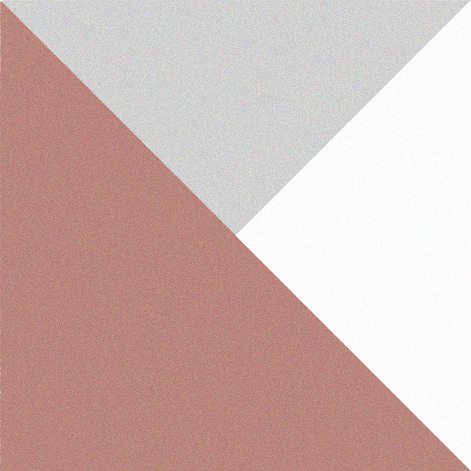 Stonehouse Studio Prism Blush Geometric Patterned Wall and Floor Tiles - 225 x 225mm