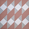 Stonehouse Studio Prism Blush Geometric Patterned Wall and Floor Tiles - 225 x 225mm