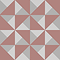 Stonehouse Studio Prism Blush Geometric Patterned Wall and Floor Tiles - 225 x 225mm
