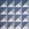 Stonehouse Studio Prism Navy Geometric Patterned Wall and Floor Tiles - 225 x 225mm