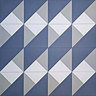 Stonehouse Studio Prism Navy Geometric Patterned Wall and Floor Tiles - 225 x 225mm