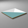 Stonehouse Studio Prism Teal Geometric Patterned Wall and Floor Tiles - 225 x 225mm