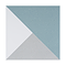 Stonehouse Studio Prism Teal Geometric Patterned Wall and Floor Tiles - 225 x 225mm