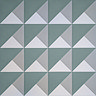Stonehouse Studio Prism Teal Geometric Patterned Wall and Floor Tiles - 225 x 225mm