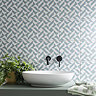 Stonehouse Studio Quattro Aqua Geometric Patterned Wall and Floor Tiles - 225 x 225mm