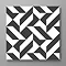 Stonehouse Studio Quattro Black Geometric Patterned Wall and Floor Tiles - 225 x 225mm
