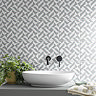 Stonehouse Studio Quattro Grey Geometric Patterned Wall and Floor Tiles - 225 x 225mm
